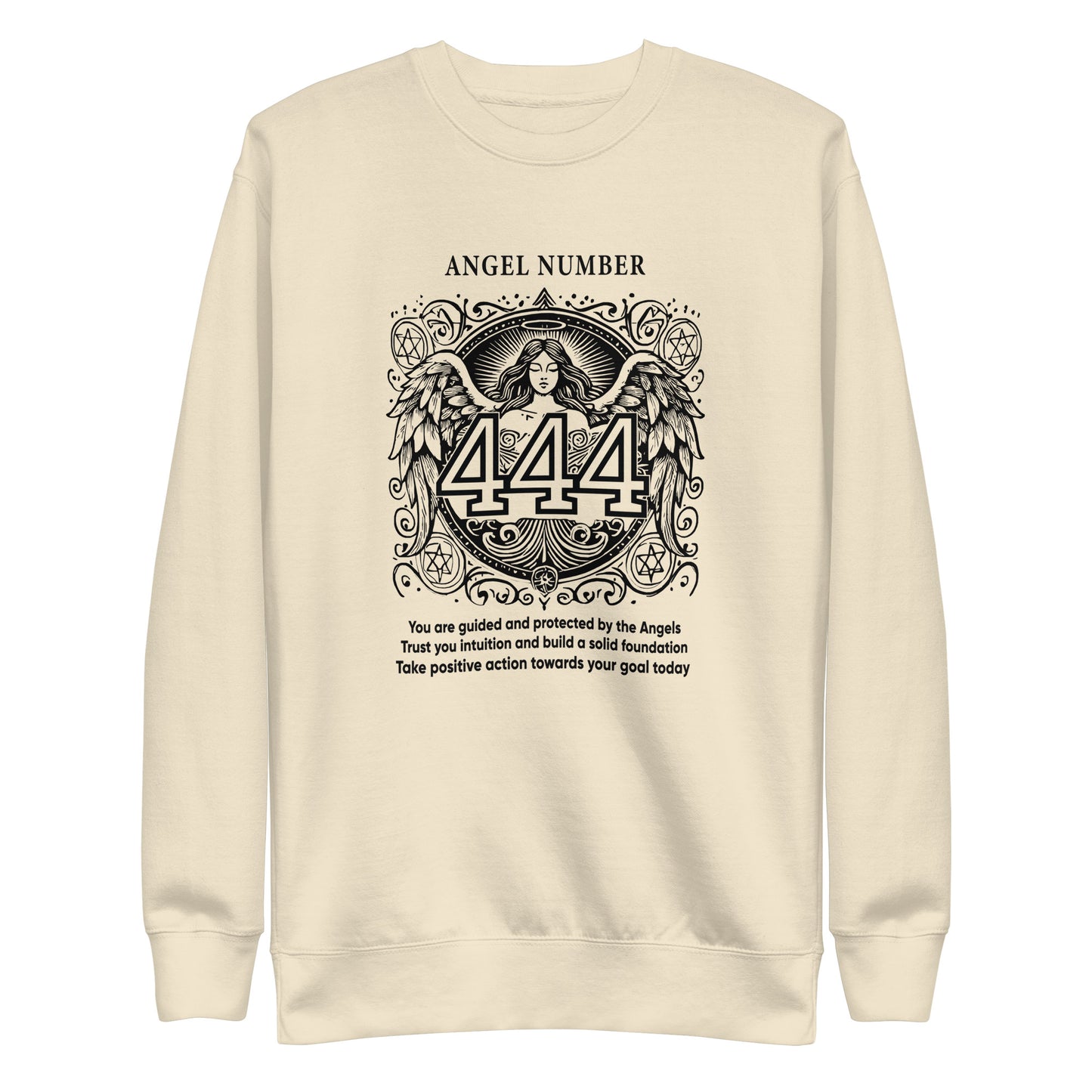 Angel Collection / Angelic - Unisex Sweatshirt / Angel Number 444 Message & Graphics