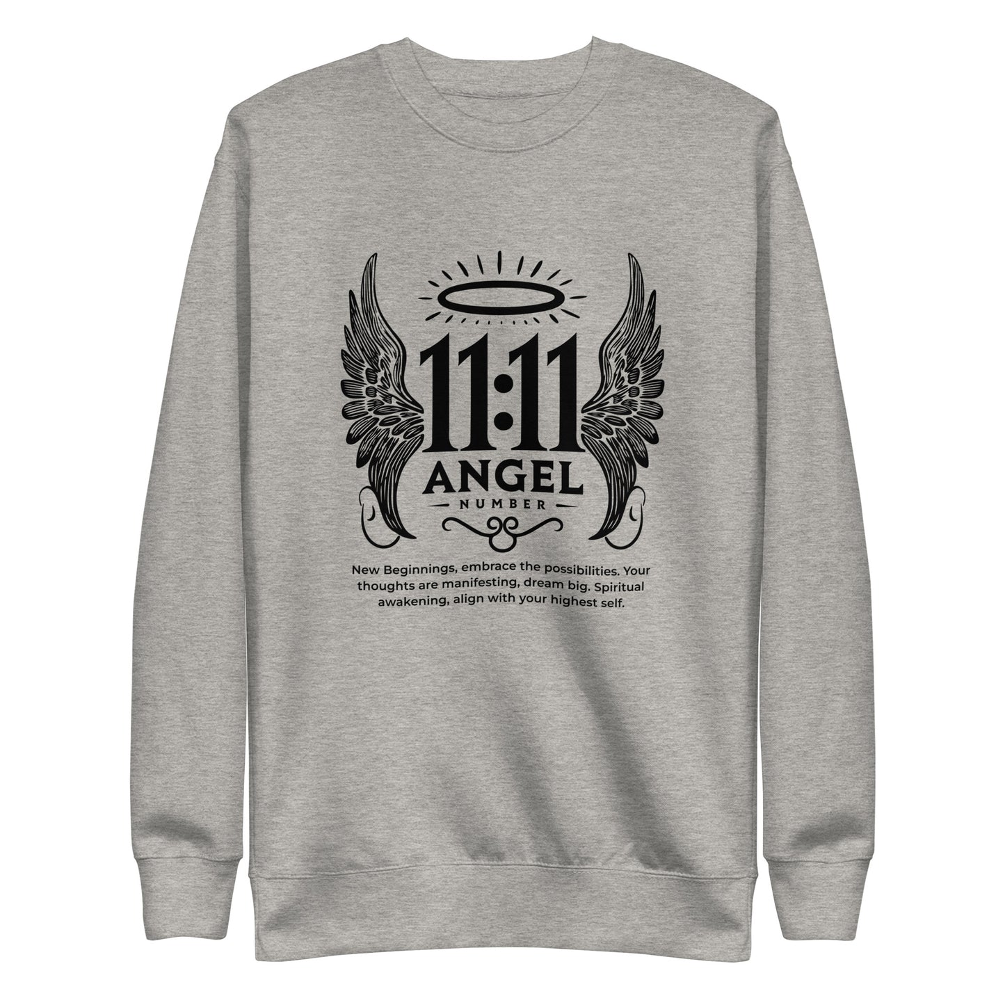 Angel Collection / Angelic - Unisex Sweatshirt / Angel Number 11:11 Message & Graphics