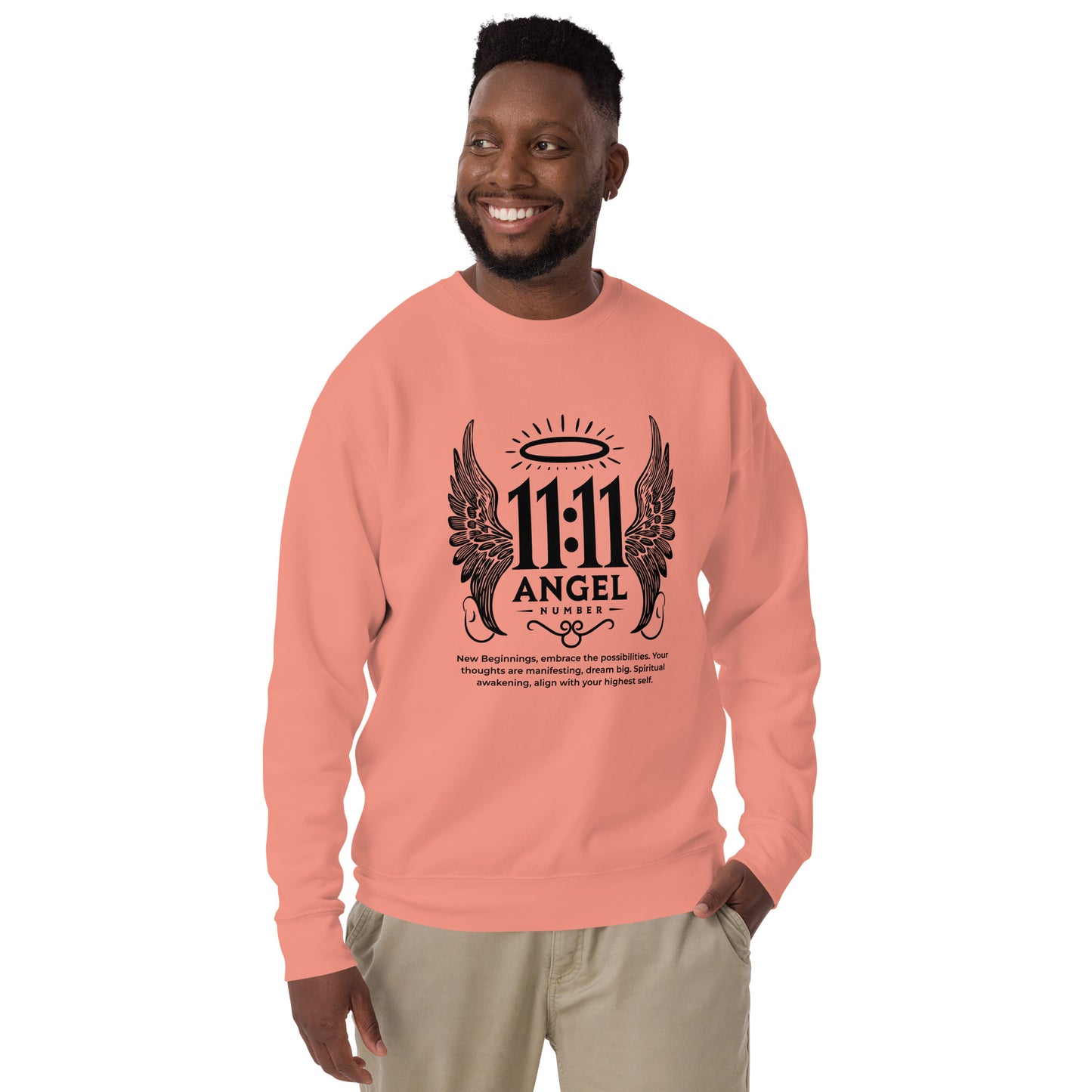 Angel Collection / Angelic - Unisex Sweatshirt / Angel Number 11:11 Message & Graphics