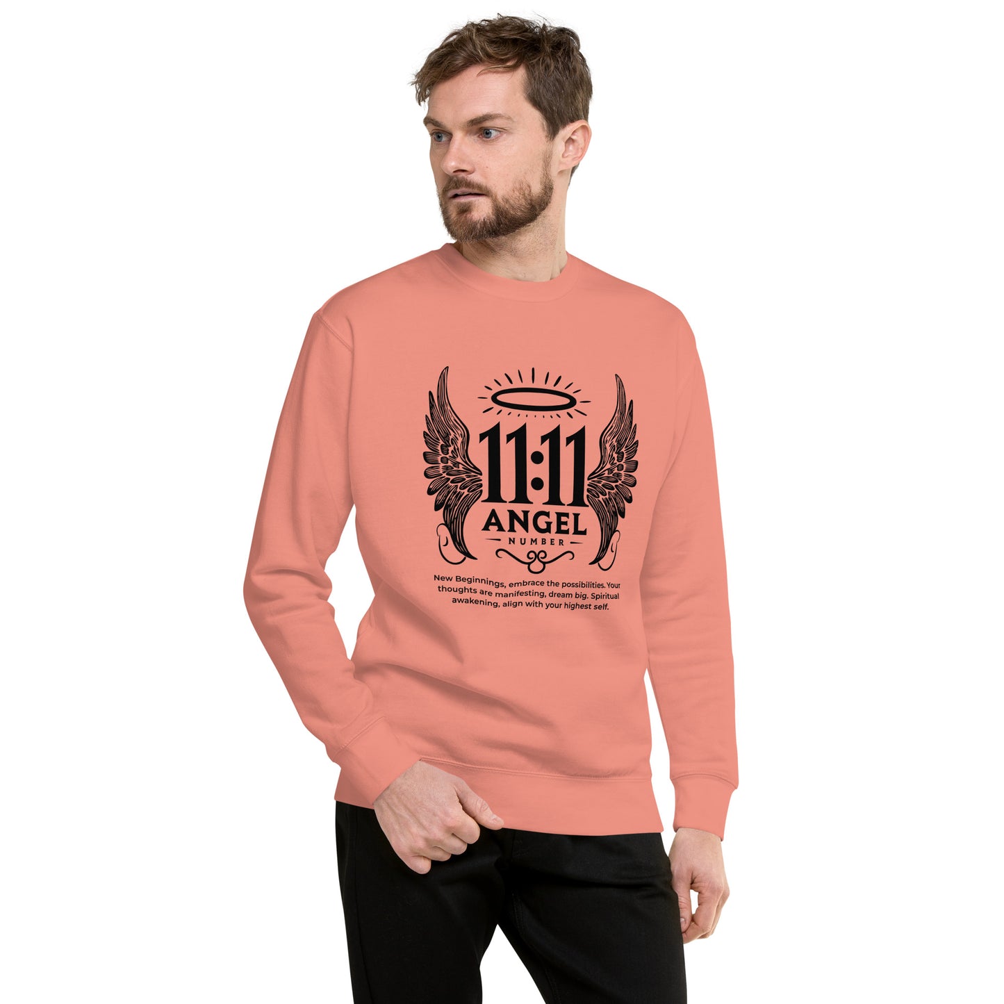 Angel Collection / Angelic - Unisex Sweatshirt / Angel Number 11:11 Message & Graphics