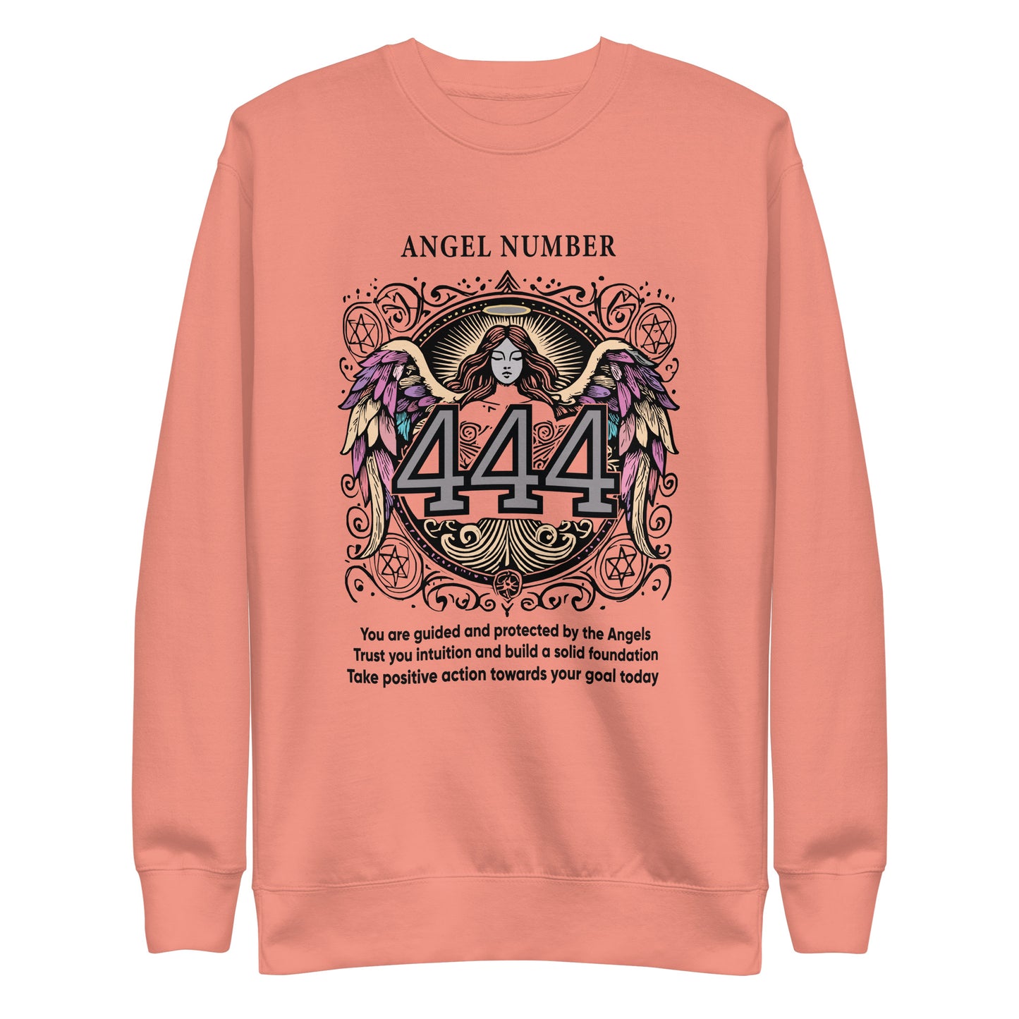 Angel Collection / Angelic - Unisex Sweatshirt / Angel Number 444 Message & Graphics