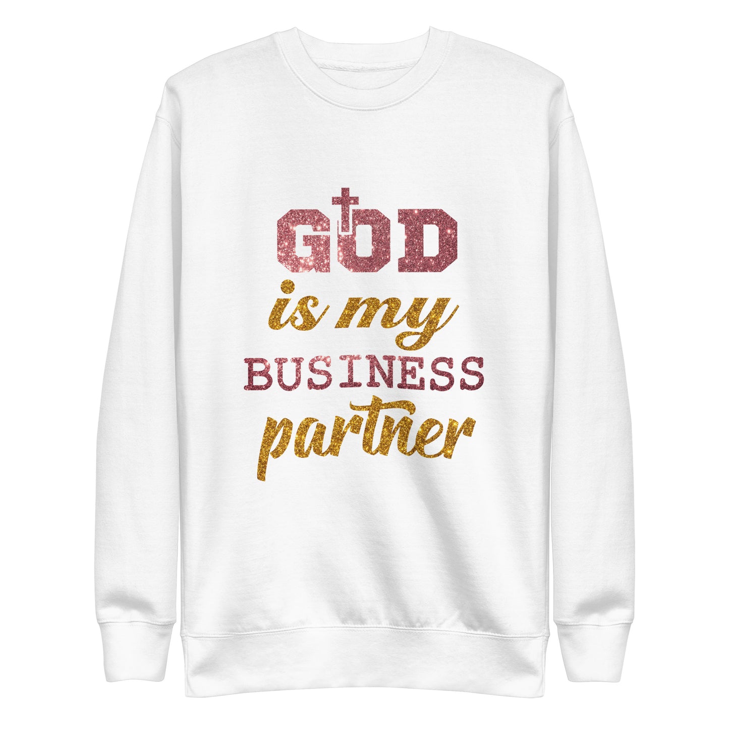 Inspire Me|God is My Business Partner|Unisex Premium Sweatshirt