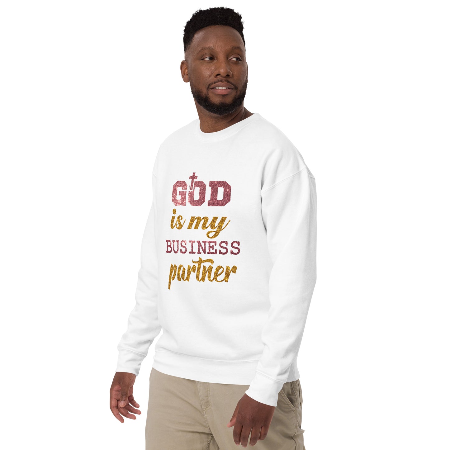 Inspire Me|God is My Business Partner|Unisex Premium Sweatshirt