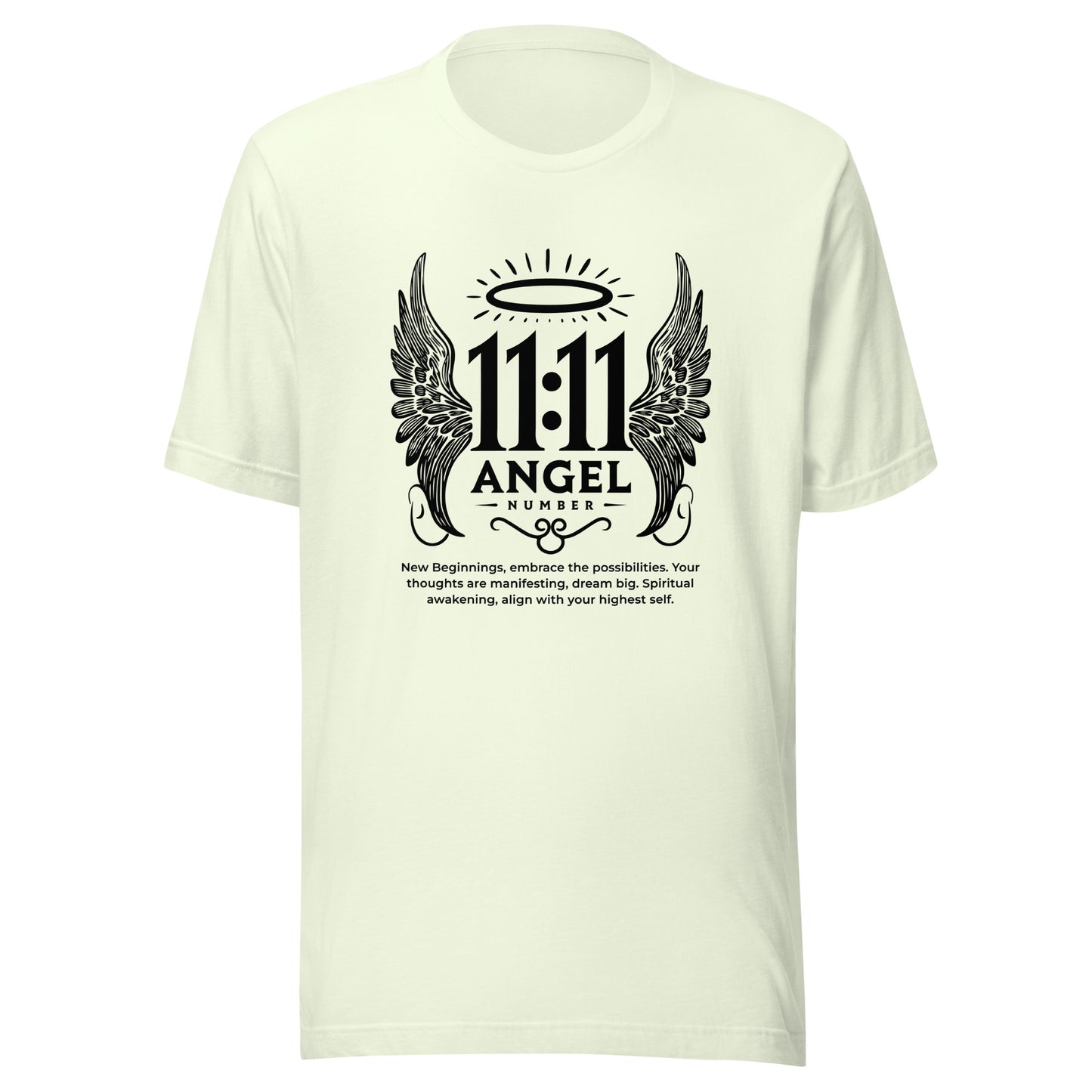 Angel Collection / Angelic - Unisex Tshirt / Angel Number 11:11 Message & Graphics