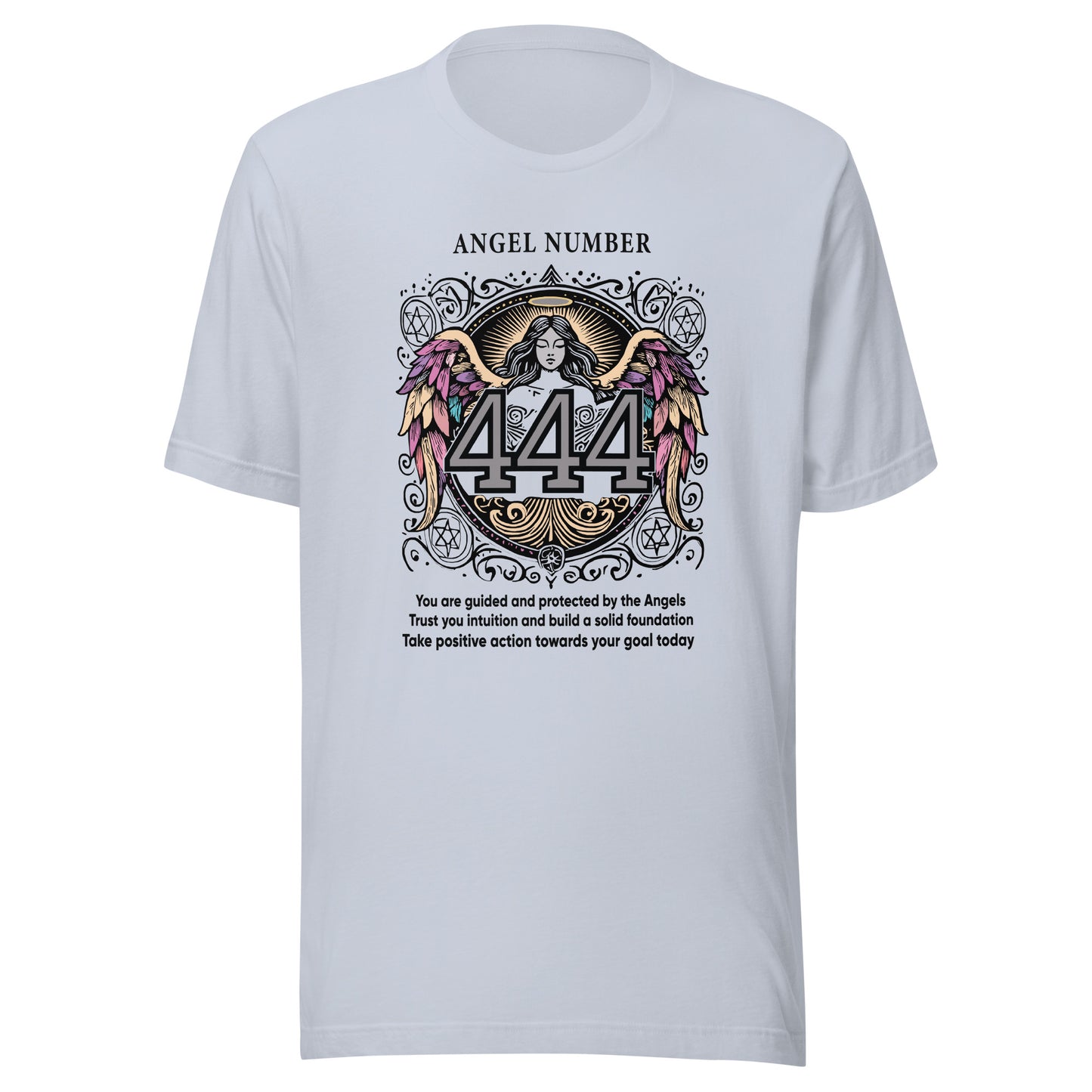 Angel Collection / Angelic - Unisex Tshirt / Angel Number 444 Message & Graphics