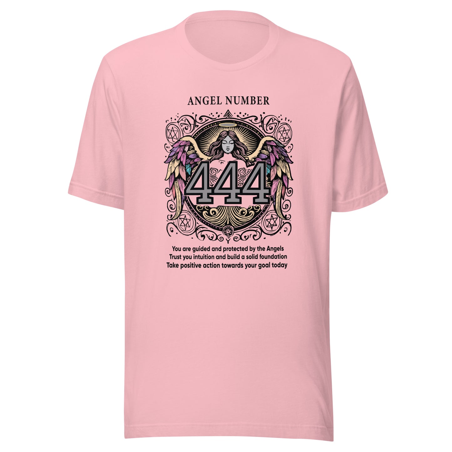 Angel Collection / Angelic - Unisex Tshirt / Angel Number 444 Message & Graphics