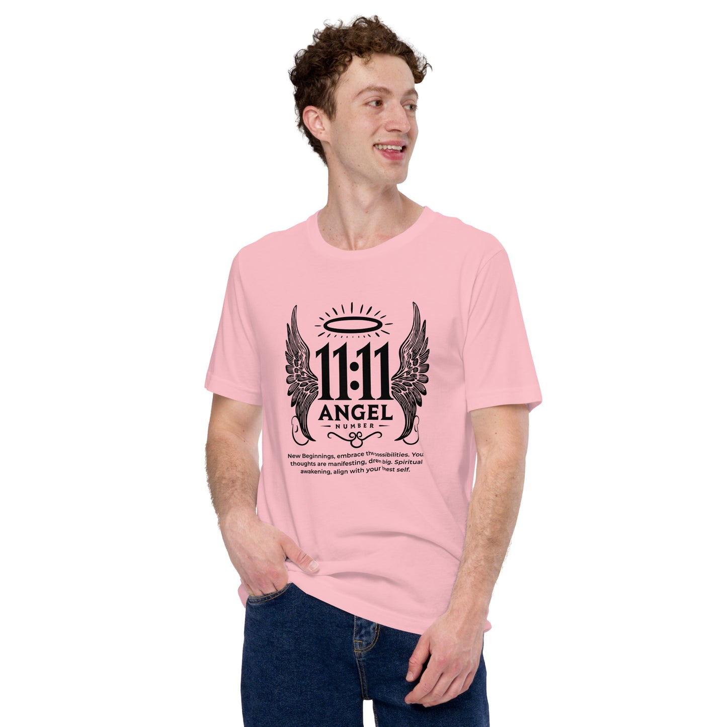 Angel Collection / Angelic - Unisex Tshirt / Angel Number 11:11 Message & Graphics