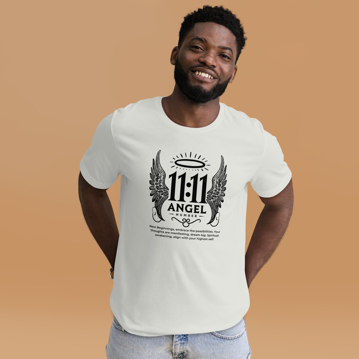 Angel Collection / Angelic - Unisex Tshirt / Angel Number 11:11 Message & Graphics