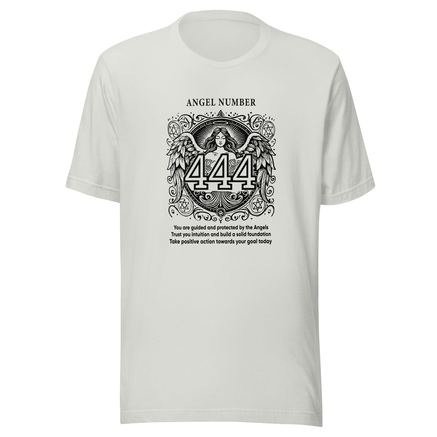 Angel Collection / Angelic - Unisex Tshirt / Angel Number 444 Message & Graphics