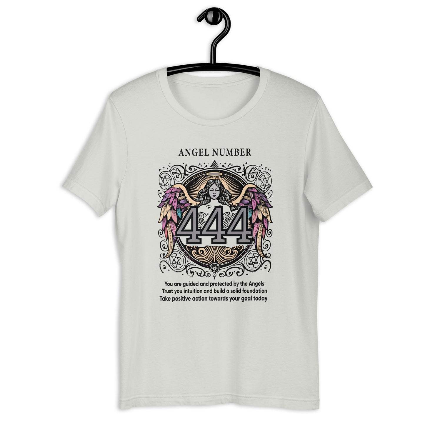 Angel Collection / Angelic - Unisex Tshirt / Angel Number 444 Message & Graphics