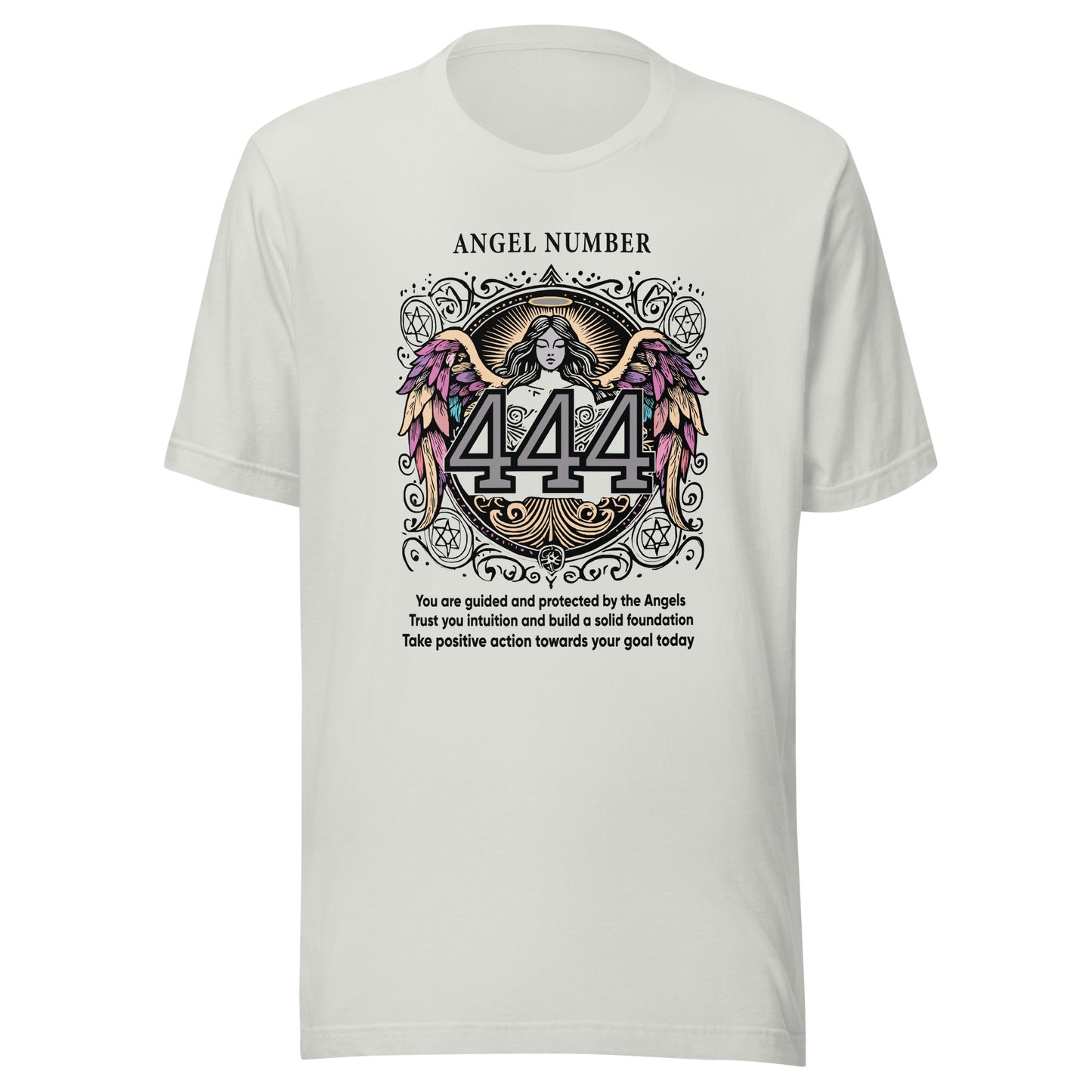 Angel Collection / Angelic - Unisex Tshirt / Angel Number 444 Message & Graphics