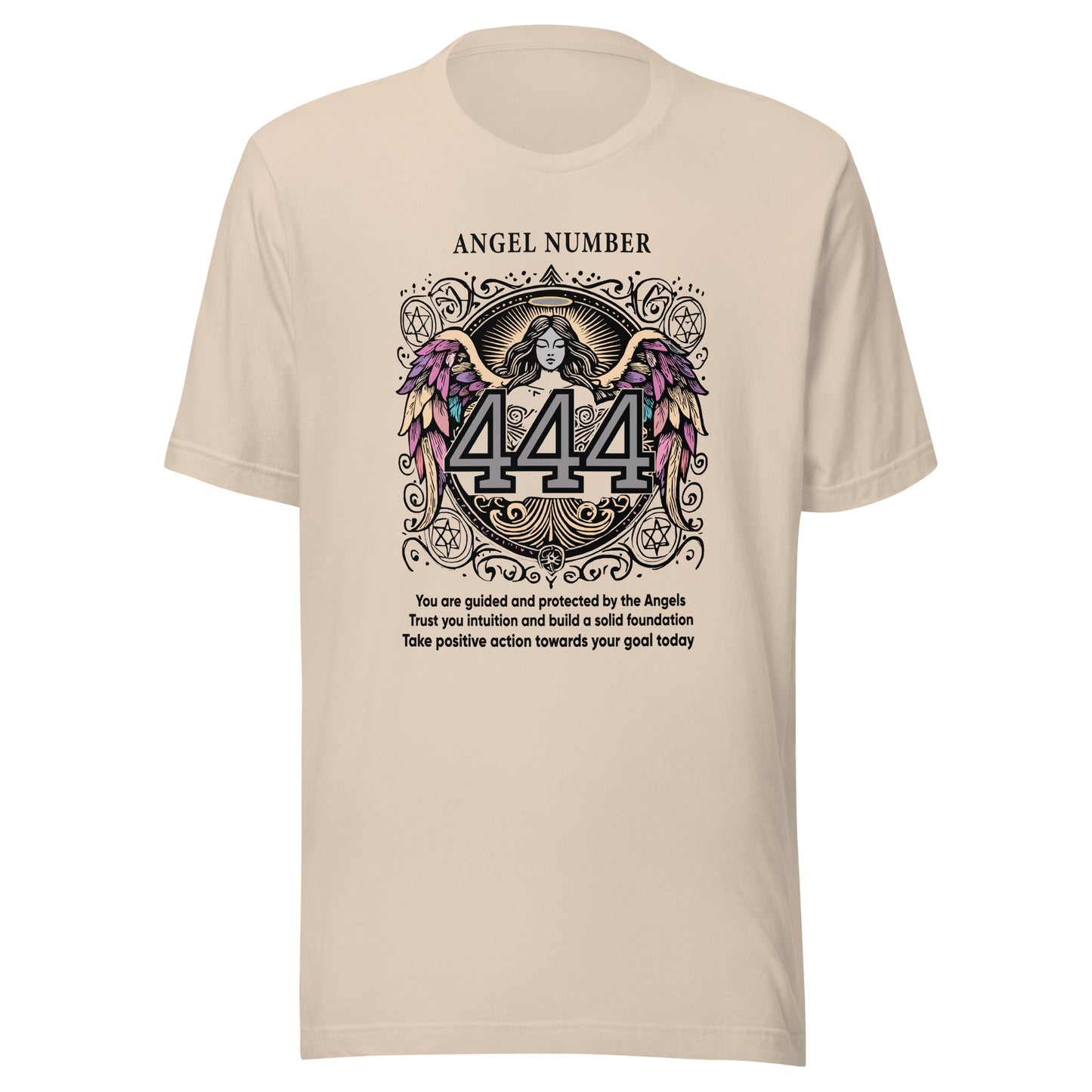 Angel Collection / Angelic - Unisex Tshirt / Angel Number 444 Message & Graphics