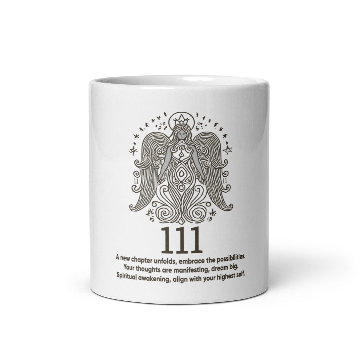 Angel Collection/Angelic - Coffee Cup/Angel Number 111 Message & Graphics