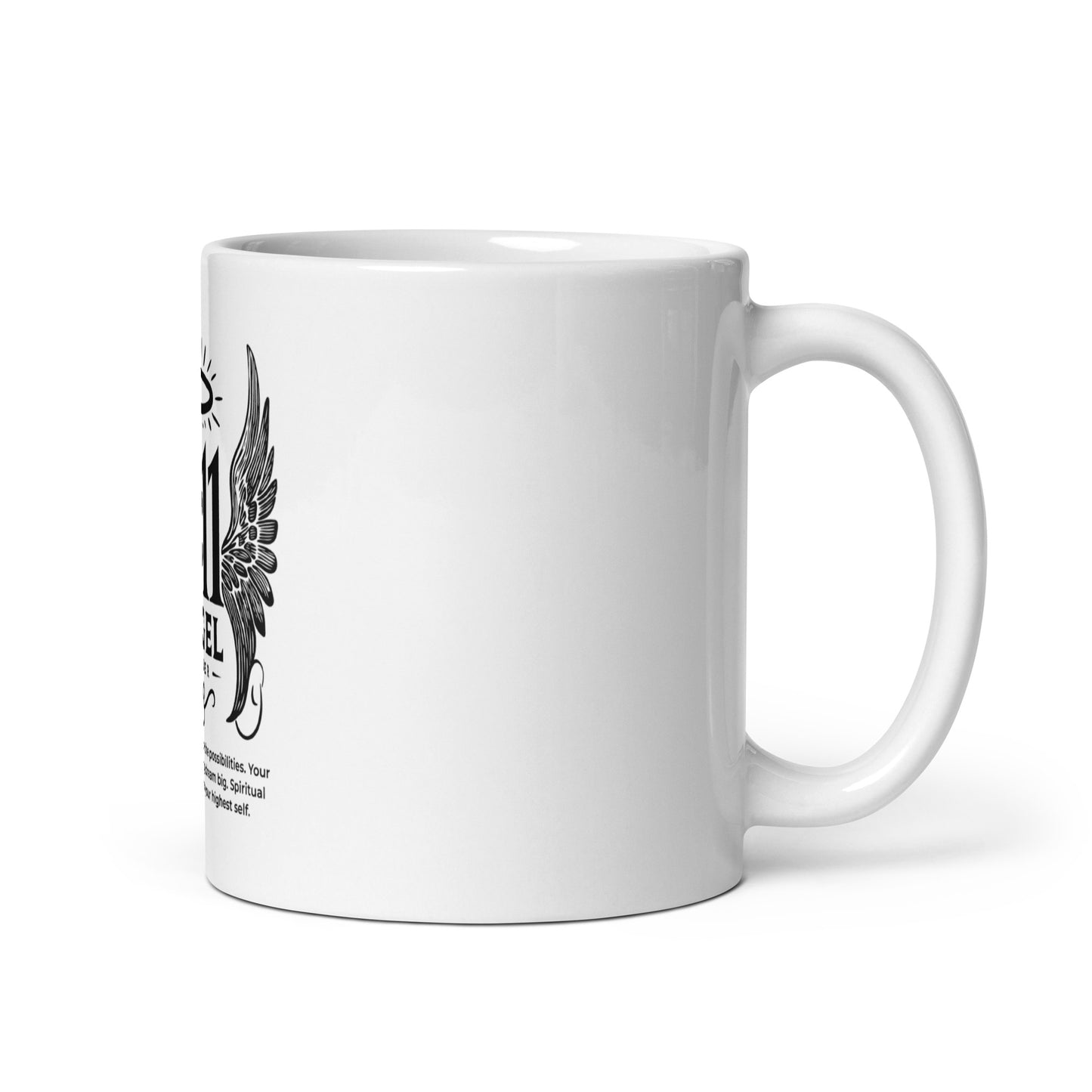 Angel Collection/Angelic - Coffee Cup/Angel Number 11:11 Message & Graphics