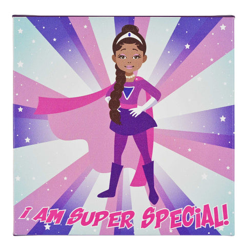 Girls Canvas Wall Art | Beautiful Me | SuperNova | I Am Super Special