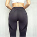 Femmes Sport Leggings Yoga pantalon noir taille haute élastique course Fitness Slim Sport pantalon Gym Leggings