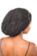Satin-Lined Bonnet with Black Lace | Alita