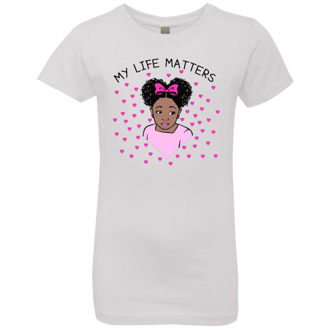 Shirts For Girls | Beautiful Me | Infinity | My Life Matters | Little Pink Hearts