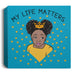 Girls Canvas Wall Art | Beautiful Me | Infinity | My Life Matters | Little Yellow Hearts