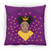 Girls Throw Pillows | Beautiful Me | Infinity | My Life Matters | Gold Crown | Little Yellow Hearts