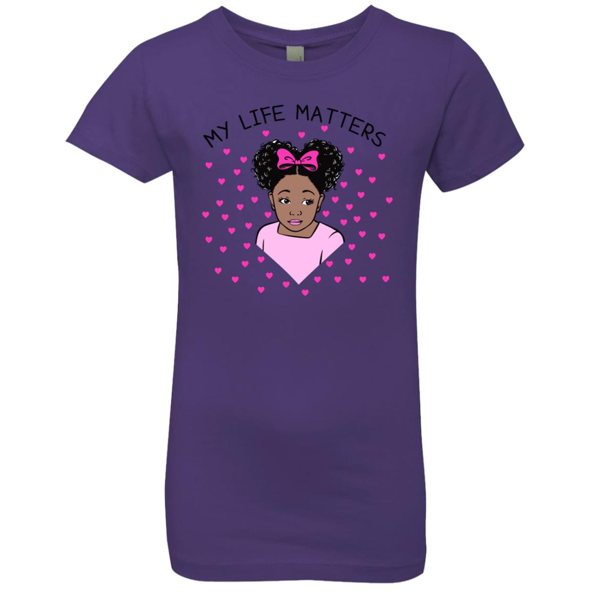 Shirts For Girls | Beautiful Me | Infinity | My Life Matters | Little Pink Hearts