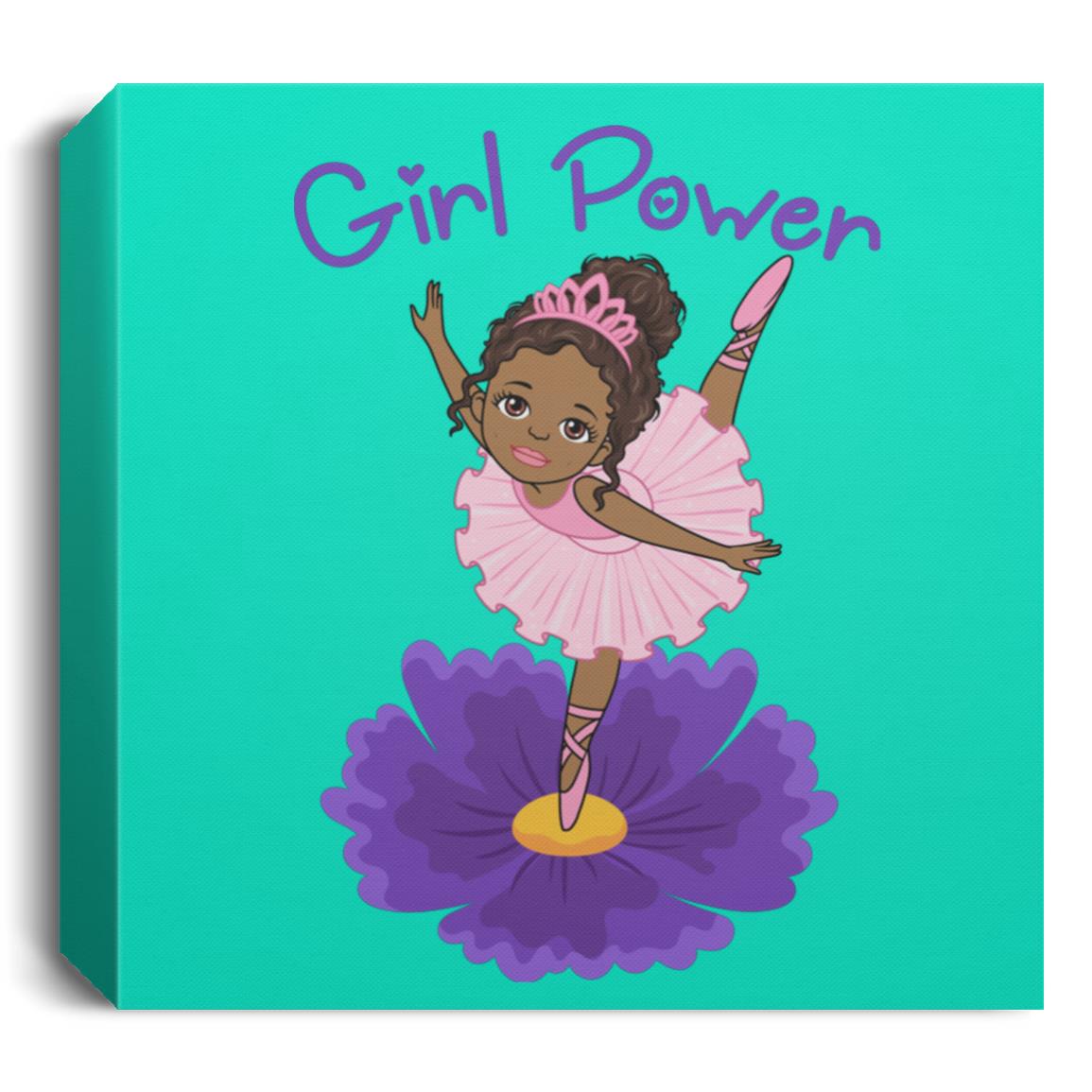 Girls Canvas Wall Art | Beautiful Me | Ariana The Ballerina | Girl Power